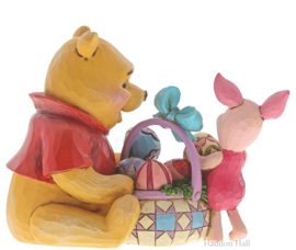 Winnie The Pooh & Piglet Easter H 12cm Jim Shore 6001283 retired *