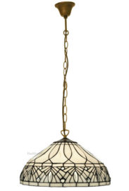 2019 40 97 * Hanglamp Tiffany Ø40cm White Drop