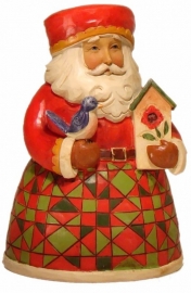Cozy Christmas H13cm Jim Shore Pint Santa  4022913 uit 2011