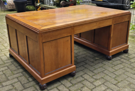 Bureau Partnerdesk 120x180cm H78cm Massief Teakhout