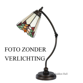 5964 * Bureaulamp H50cm met Tiffany kap Ø16cm Stricta