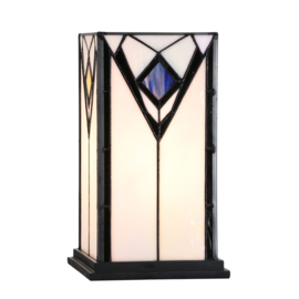 8270 * Tafellamp Tiffany H24cm "4 Seasons" WIndlicht model