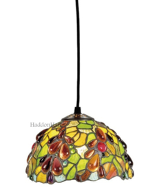 Y8286 95 * Hanglamp Snoerpendel met Tiffany kap Ø20cm Grapes