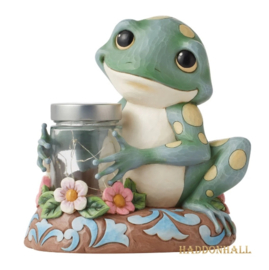 Frog with Fireflies "Ready, Start, Glow! H26cm Jim Shore 6014431 , we do not ship this item