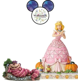 Event Pieces - Cheshire Cat & Cinderella with Mice- Jim Shore , retired