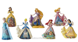 Castle Dress - Set van 7 Prinsessen - Jim Shore retired *