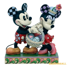 Mickey & Minnie Easter "Springtime Sweethearts" H14,5cm Jim Shore 6014317