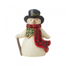 Snowman with Long Red Scarf H9cm Jim Shore 6009008 * Retired