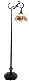 5786 * Vloerlamp H153cm met Tiffany kap Ø26cm Sussex