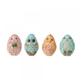 Easter Eggs - Set van 4 - Jim Shore retired items *  6010430