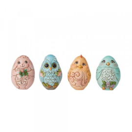 Easter Eggs Set van 12 Paaseieren met doos - Jim Shore 6010430 retired *