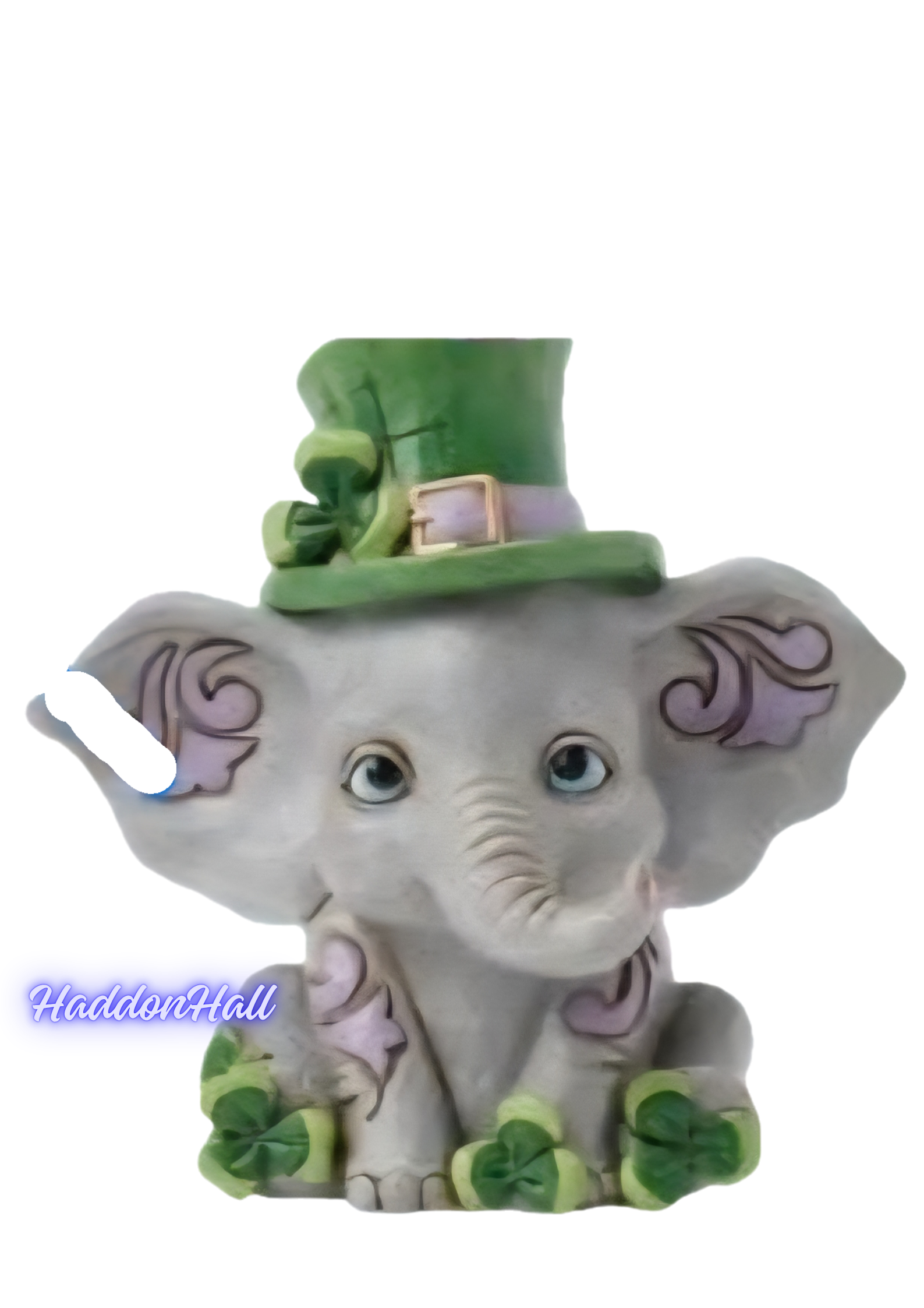 Elephant with Clover "Trunk of Luck" H12cm Jim Shore 6017282