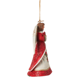 Angel Red Christmas Ornament * H11cm Jim Shore 6015537