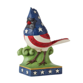 Patriotic Cardinal H12cm Jim Shore 6010560 retired *