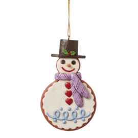Gingerbread Snowman Cookie Ornament * H11cm Jim Shore 6015439