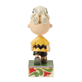 "Head Honcho" Snoopy on Charlie Brown's Head H15,5cm Jim Shore 6016270