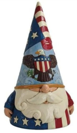 Patriotic Gnome H28cm Jim Shore 6012433 retired laatste exemplaren *