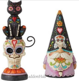 Day of the Dead Set van 2 H16,5cm Jim Shore, retired *