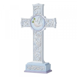 Two Sided Standing Cross H24cm Jim Shore 6008405 retired