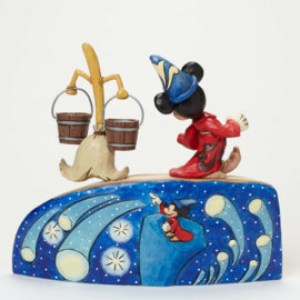 MICKEY  Summoning the Stars H21cm  Fantasia Jim Shore 4043653 made in 2015 , verkocht