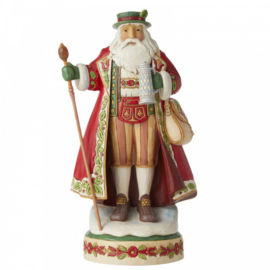 German Santa  Herr Winter  26 cm Jim Shore 6006640 retired , kerstman , laatste exemplaren *