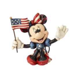 Minnie Patriotic * H9cm Jim Shore 4056744, retired, beperkte voorraad