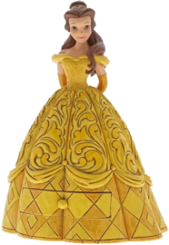 Belle Deluxe H38cm! & Belle Treasure Keeper - Set van 2 Jim Shore beelden