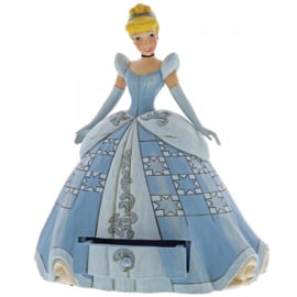 CINDERELLA "Treasure Keeper" H16,5cm + Base gekleurd Ø13cm Jim Shore retired *