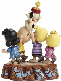 SNOOPY "Hooray!" 65th Anniversary H20cm Jim Shore 4044685 beschadigd