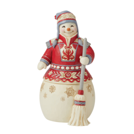 Nordic Noel Snowman H21cm Jim Shore 6012891 *