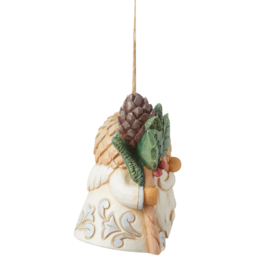 White Woodland Gnome Dated 2024 Ornament * H8cm Jim Shore 6015153