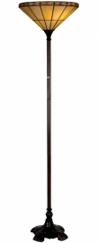 3088 * Vloerlamp Tiffany H180cm met kap Ø40cm  Uplicht Serenity