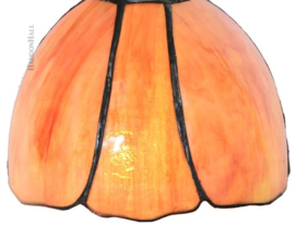 8205 8829 * Wandlamp Bruin met Tiffany kap Ø17cm Tulipa