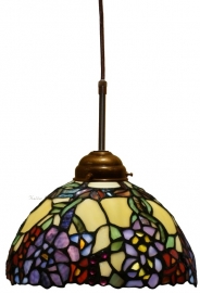 1103 345 * Hanglamp Tiffany Ø22cm Flores  