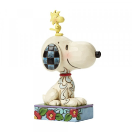 Snoopy & Woodstock - Set van 2 Jim Shore Peanuts figurines retired *