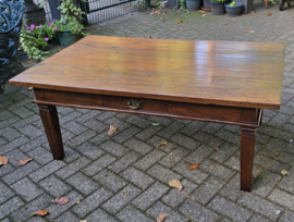 Tafel Salontafel 140x83cm H55cm Massief Teakhout