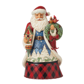 Highland Glen Santa with Birdhouse * H25cm Jim Shore 6015440