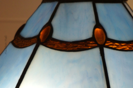 161072 * Kap Tiffany Ø40cm Seashell Blue