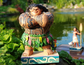 MOANA & MAUI H21cm Set van 2  uitverkochtJim Shore beelden , slechts 1 set beschikbaar