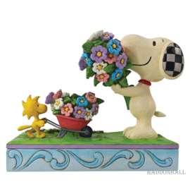 Snoopy & Woodstock "Fresh Picked Blooms" *  H15cm Jim Shore 6014344