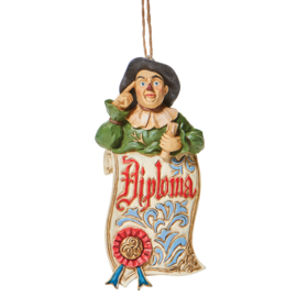 Wizard of Oz - Scarecrow Diploma Hanging Ornament Jim Shore 6018311