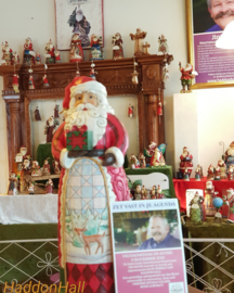 Santa with Gift Statue H 50 cm! Jim Shore  4059915 Kerstman supersize retired * superaanbieding