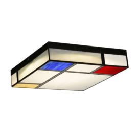 Plafonniere Tiffany 30x30cm Mondriaan
