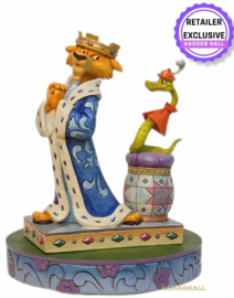 Robin Hood & Maid Marian - Prince John & Sir Hiss - Set van 2 Jim Shore beelden.