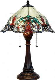 5590 5365 Tafellamp Tiffany H61cm Ø40cm Windsor  
