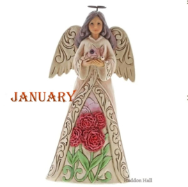 Monthly Angel January H15,5cm Jim Shore 6001562 retired * laatste exemplaren