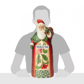 Santa with Bag Statue H50cm! Jim Shore 6004321 retired , aanbieding *