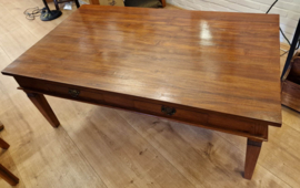 Tafel -Salontafel 140x80cm Massief Teakhout