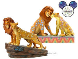 Lion King - Savannah Sweethearts & Love at Pride Rock - Set van 2 Jim Shore beelden, retired items *