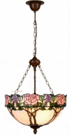 5612 8842 * Hanglamp Tiffany Ø50cm Klimroos